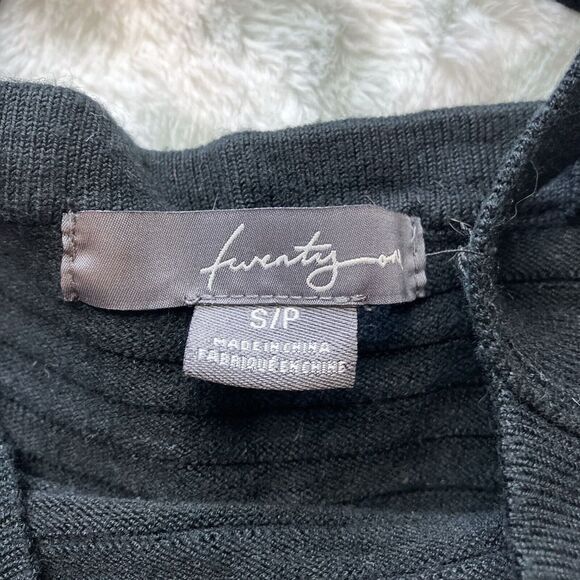 Twenty One Black Bodycon Y2K Tunic Mini Dress-Size S/P - Picture 7 of 9